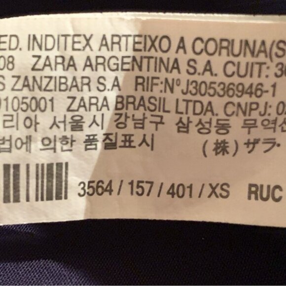 Zara Wrap Blouse with Pearl Details - Picture 9 of 9